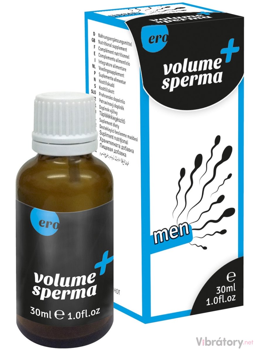 HOT Ero Volume Sperma - kapky na lepší tvorbu spermií, 30 ml