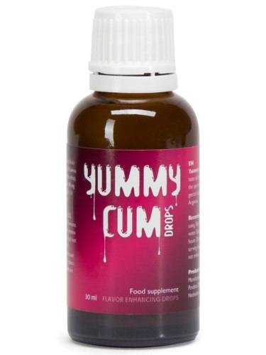 Přípravky pro zlepšení spermatu: Kapky YUMMY CUM pro lepší chuť spermatu
