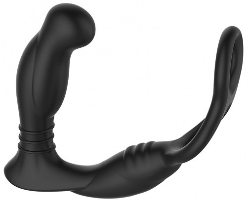 Vibrátory na prostatu: Vibrátor na prostatu a hráz s kroužky na penis a varlata Simul8