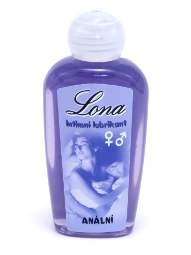 Anální lubrikační gely: Lubrikační gel LONA - anální