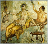 Obraz ze zdi starověkého bordelu