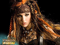 Sasha Grey na plakátu k pokračování Pirátky 2