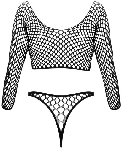 Síťované body s dlouhými rukávy Fantasy