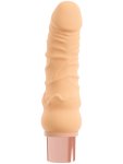 Realistický vibrátor s masážním kroužkem Selon
