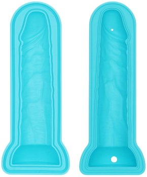 Silikonová forma na penis z ledu Realistic Penis – Zábavné a sexy doplňky na párty a oslavy všeho druhu