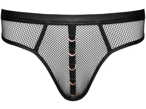 Síťovaná tanga s ozdobnými kroužky Svenjoyment