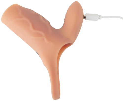 Otevřený vibrační návlek na penis Realistixxx