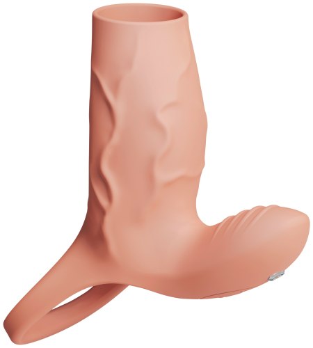 Otevřený vibrační návlek na penis Realistixxx