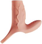 Otevřený vibrační návlek na penis Realistixxx