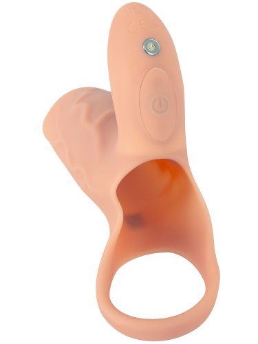 Otevřený vibrační návlek na penis Realistixxx