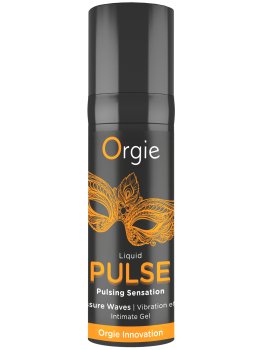 Slíbatelný stimulační gel Orgie Liquid Pulse, 15 ml – Gely na klitoris