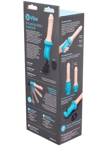 Přirážecí vibrátor s přísavkou Thrusting Dildo Machine