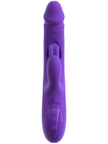 Vibrátor s králíčkem a stimulátorem Sweet Smile