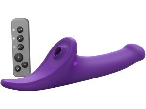 Vibrační strapon s jazýčkem Strap-On-Me – vel. S – Vibrační připínací penisy