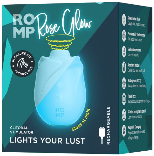 Bezdotykový stimulátor klitorisu ROMP Rose Glow