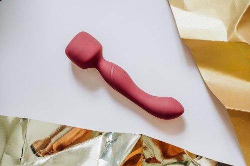 Hřejivá masážní hlavice/vibrátor Heating Wand Red