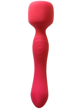 Hřejivá masážní hlavice/vibrátor Heating Wand Red – Dvojité a trojité vibrátory