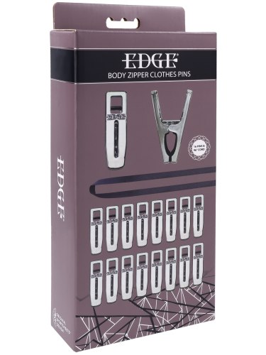 Sada kolíčků na tělo s provázkem Edge, 16 ks