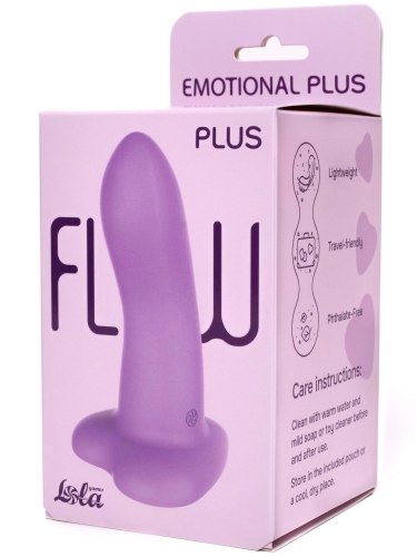 Dildo s přísavkou Flow Emotional Plus Purple