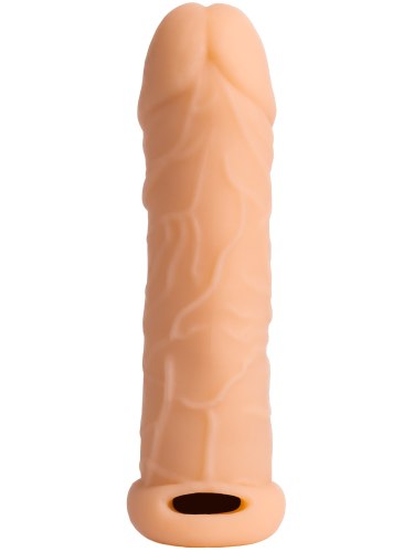 Realistický návlek na penis Real Extra Sense Bubbles