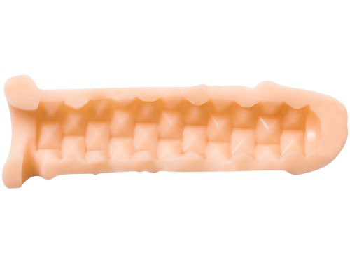 Realistický návlek na penis Real Extra Sense Bubbles