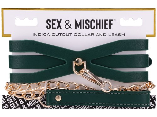 Obojek s vodítkem S&M Indica