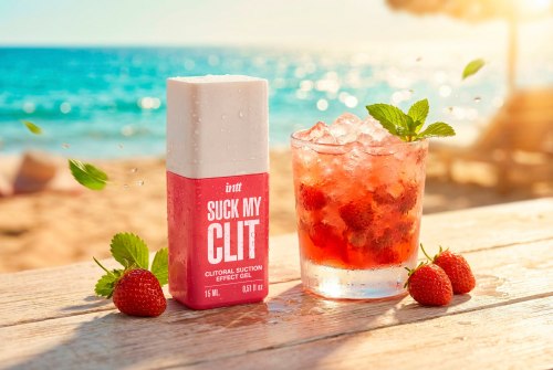 Stimulační gel na klitoris Suck My Clit Wild Strawberry, 15 ml