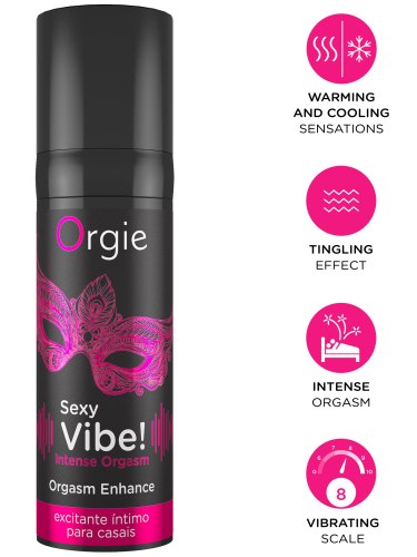 Stimulační gel Orgie Sexy Vibe! Intense Orgasm, 15 ml