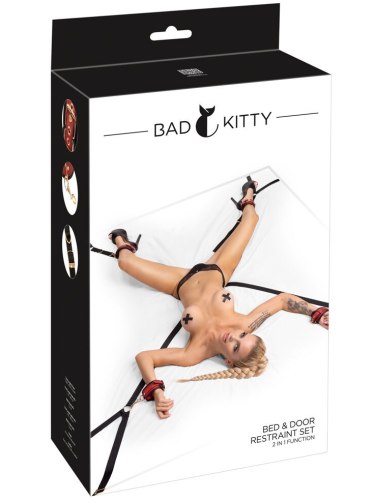 Pouta na postel/dveře Bad Kitty
