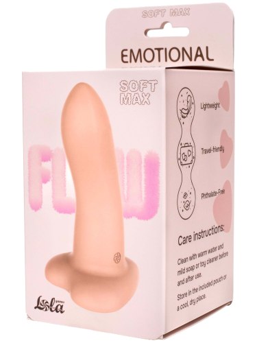 Dildo s přísavkou Flow Emotional Soft Max Flesh
