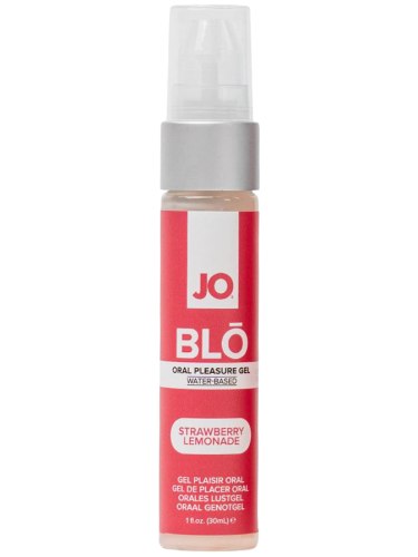 Gel na orální sex System JO BLŌ Strawberry Lemonade, 30 ml