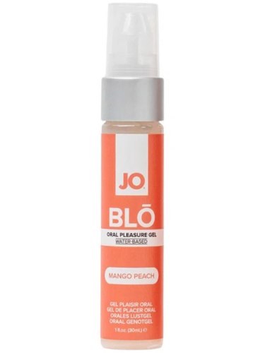 Gel na orální sex System JO BLŌ Mango Peach, 30 ml