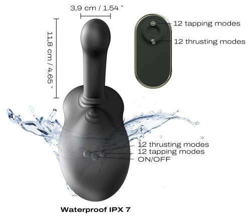 Pulzační podložka s přirážecím vibrátorem Dorcel Power Ride