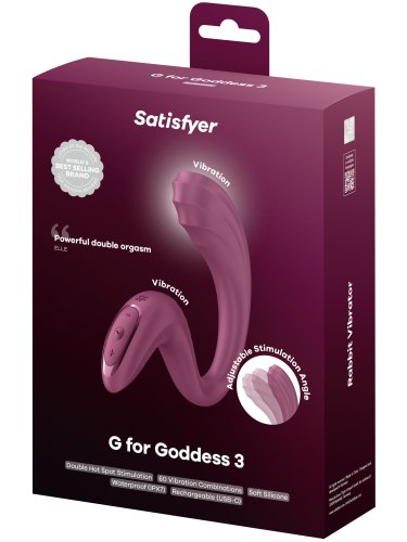 Dvojitý vibrátor Satisfyer G for Goddess 3