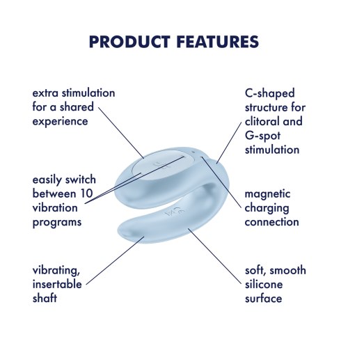 Párový vibrátor Satisfyer Double Joy
