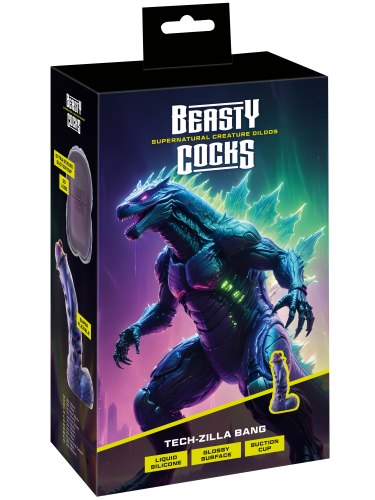 Dildo s přísavkou Tech-Zilla Bang