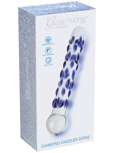 Skleněné dildo Glass Worxx