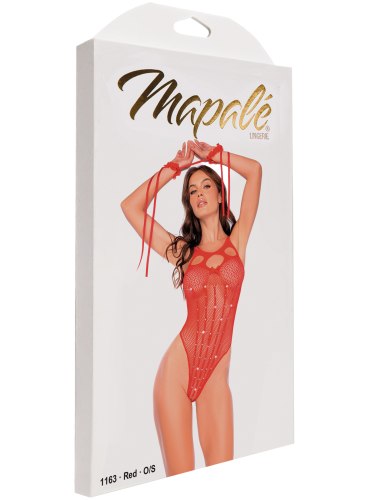 Síťované body s lesklými kamínky a pouty Mapalé, one size