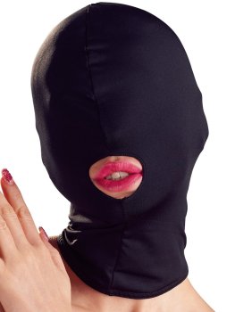 Maska s otvorem pro ústa, černá – Masky, kukly a šátky