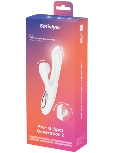 Vibrátor s bezdotykovým stimulátorem Satisfyer Pro+ G-Spot