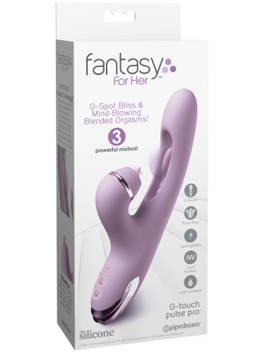Multifunkční vibrátor s králíčkem G-Touch Pulse Pro