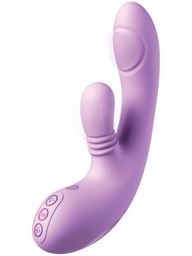 Pulzační vibrátor s pohyblivým králíčkem IntiMotion Flutter Pro