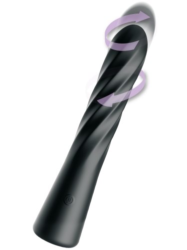 Rotační a přirážecí anální vibrátor Twist Ecstasy