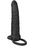 Vibrační připínací penis pro muže Double Trouble