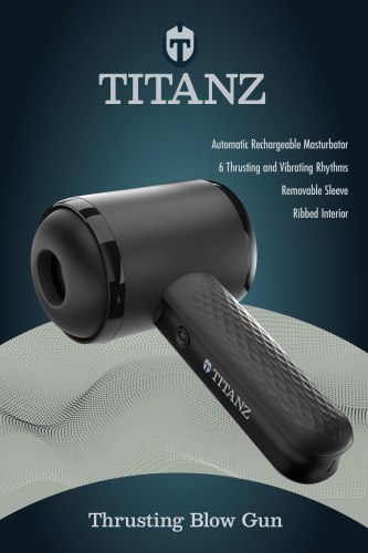 Přirážecí a vibrační masturbátor Thrusting Blow Gun