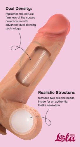 Realistické dildo s přísavkou Fang
