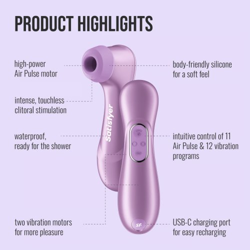 Bezdotykový a vibrační stimulátor Satisfyer Pro 2 Gen. 4