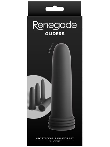 Anální dilatátor + 3 nástavce Renegade Gliders
