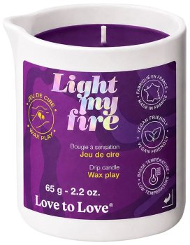 BDSM svíčka Light My Fire, 65 g – Svíčky na BDSM hrátky