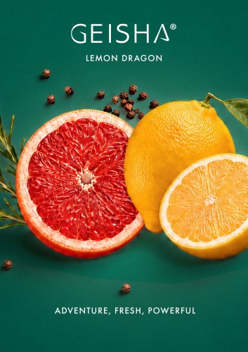 Masážní svíčka Geisha Lemon Dragon, 145 ml
